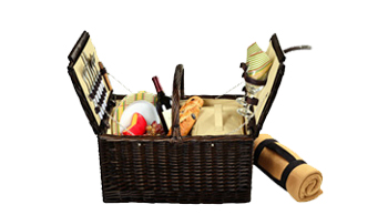 Surrey Picnic Basket for Two with Blanket